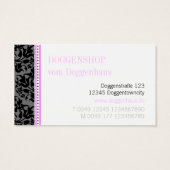 German Mastiff Business Cards (Back)