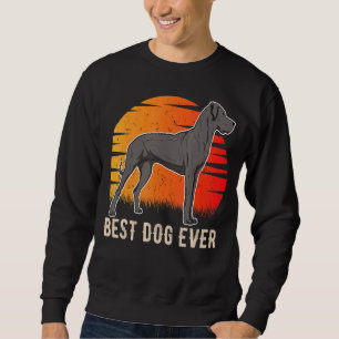 German Mastiff Great Dane Sunset 1 Sweatshirt