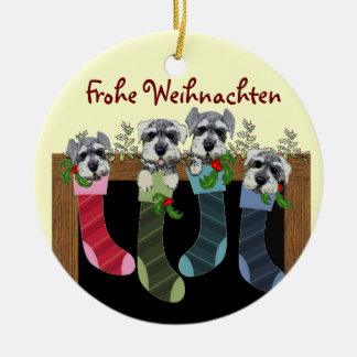 German Merry Christmas Ornament