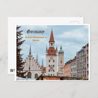 German Munich Postcard, Personable Postcard
