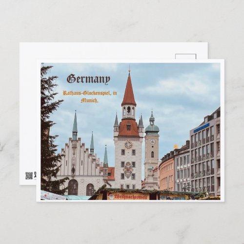 German Munich Postcard Personable  Postcard