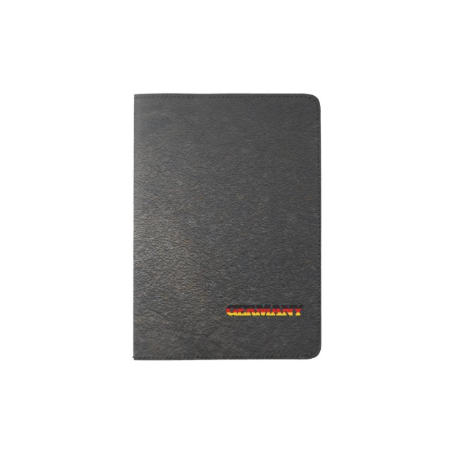 German name and flag passport holder (Front)