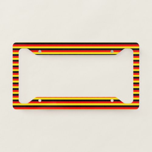 German National Flag License Plate Frame