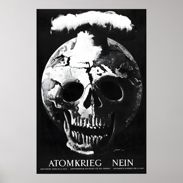 German Nuclear War - No Political Poster Peace (Front)