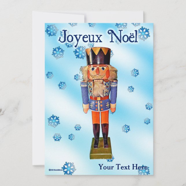 German Nutcracker - Joyeux Noël (Front)