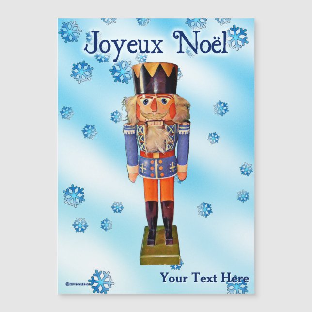 German Nutcracker - Joyeux Noël (Front)