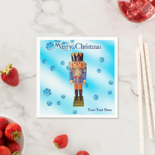 German Nutcracker - Merry Christmas Napkins