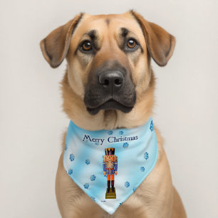 German Nutcracker - Merry Christmas Pet Bandana Collar