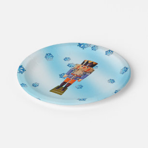German Nutcracker Paper Plates