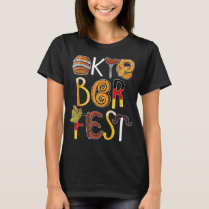 German Oktoberfest Funny Oktoberfest Costume Men O T-Shirt