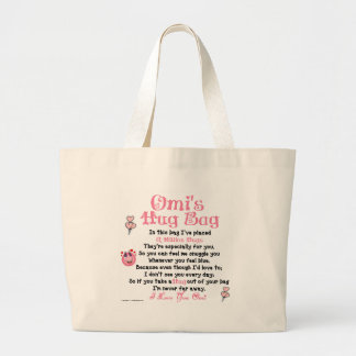 German - Omi - Single Verse Large Tote Bag