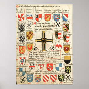 German Order Grand Coat of Arms Poster