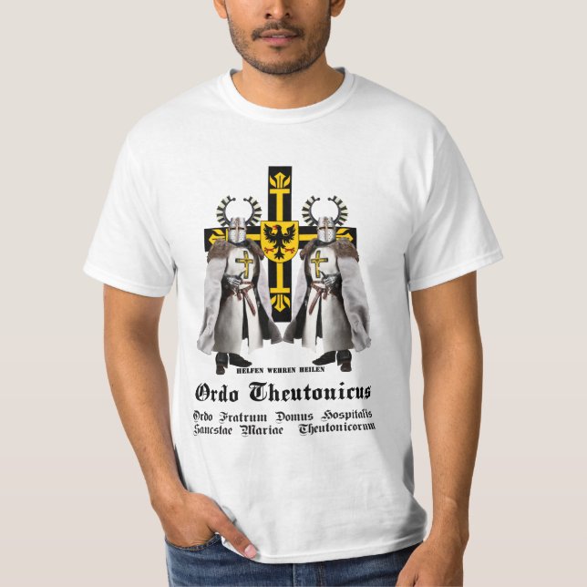 German Order: two knights T-Shirt (Front)