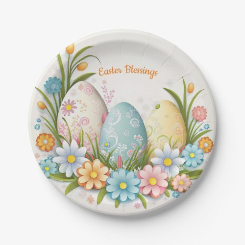  German Ostern Easter Egg Extravaganza  Paper Plates