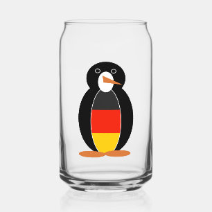 German Penguin -- Deutsch Pinguin Can Glass