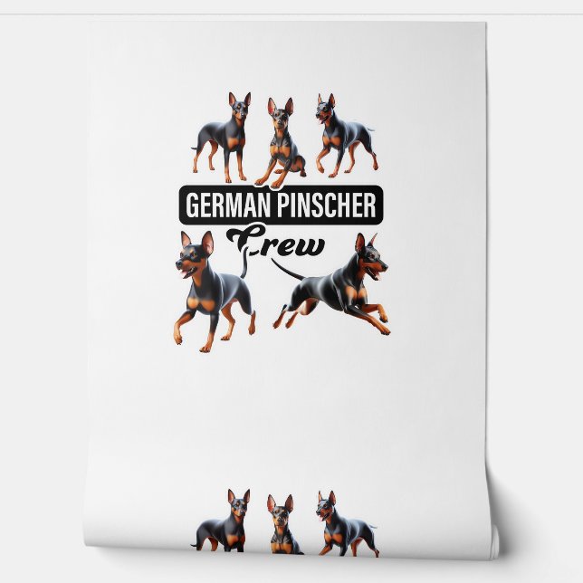 German Pinscher Crew  Wallpaper (Unrolling)