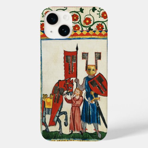 GERMAN POET AS TEUTONIC KNIGHT MEDIEVAL MINIATURE  Case_Mate iPhone 14 CASE