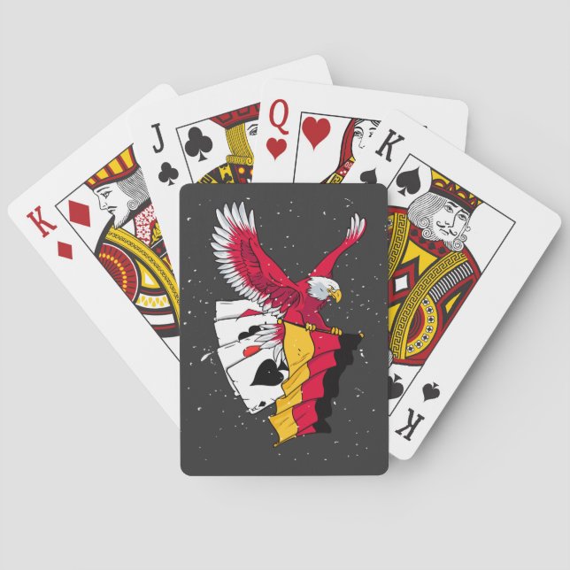 German Poker Eagle Cards (Back)