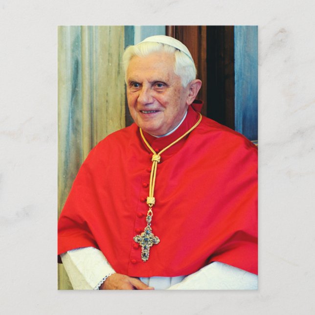 German Pope Benedict Invitation Postcard (Front)
