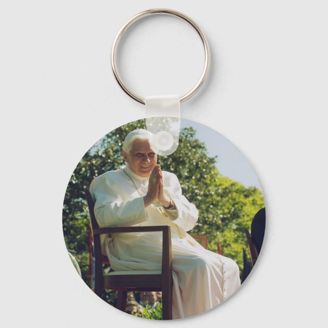 German Pope Benedict Keychain (Front)