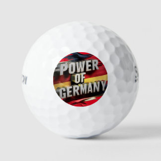 "German Precision: Power of Germany" Golf Ball