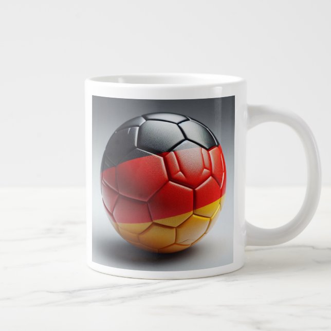 German Pride Soccer  Giant Coffee Mug (Right)