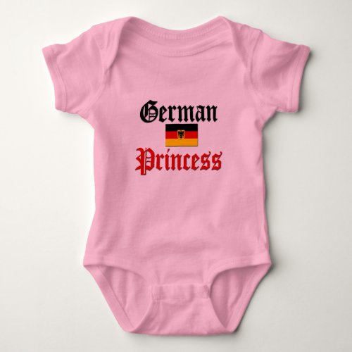 German Princess Baby Bodysuit