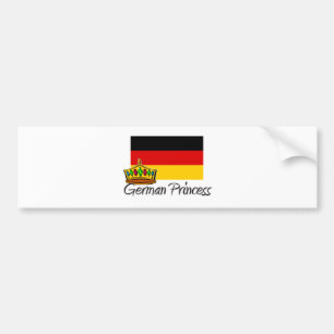 German Princess Bumper Sticker