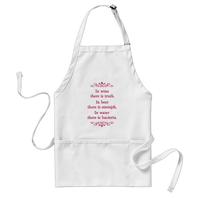 German Proverb -CF Adult Apron (Front)