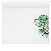 German quoted Great Dane motivational poster Cards (Inside Horizontal (Bottom))