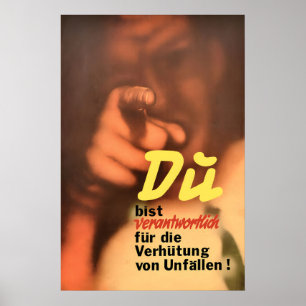 German Railways Poster You are responsible for the