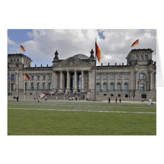 German Reichstag building Cards (Front Horizontal)