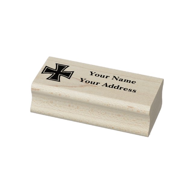 German Republic iron cross emblem address stamp (Stamp)