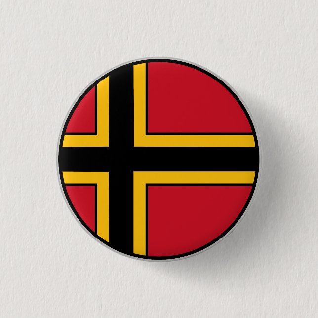 German Resistance Flag Button (Front)