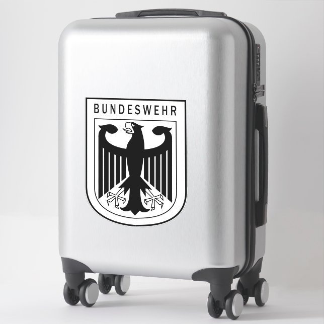 German Retro Bundeswehr Sticker (Suitcase)