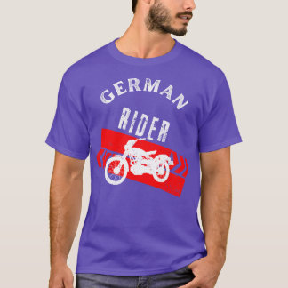 German Rider Motorcycle Vintage Biker T-Shirt