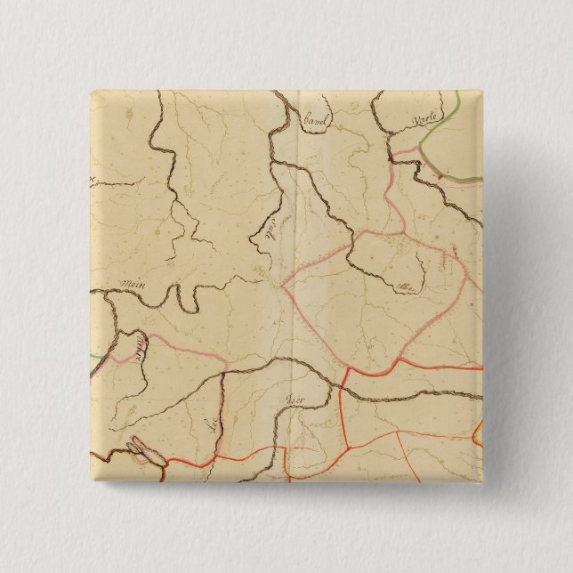 German Rivers 2 Pinback Button (Front)