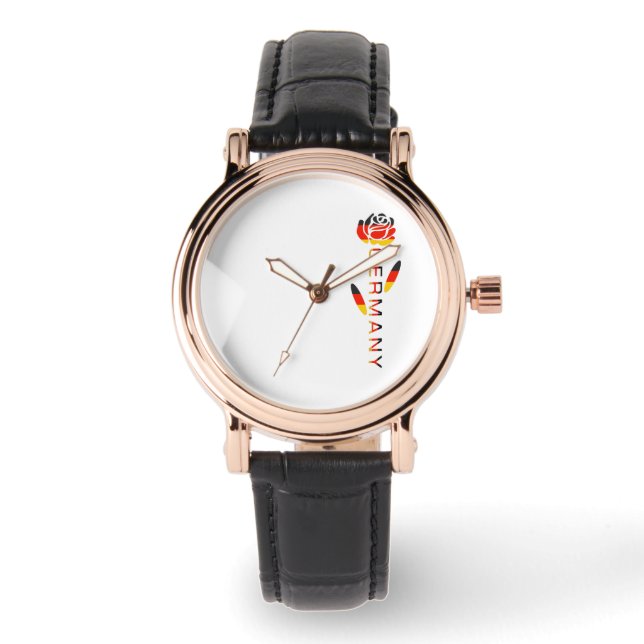 German Rose Flag Watch (Front)