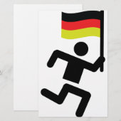 german runner sign (Front/Back)
