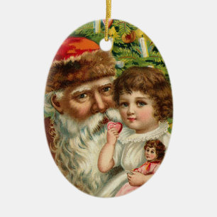 German Santa Christmas ornament