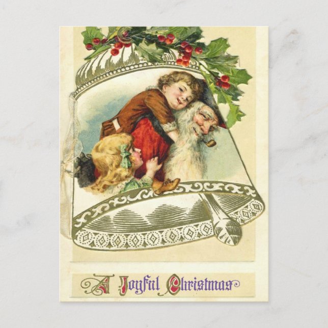 German Santa Christmas Postcards (Front)