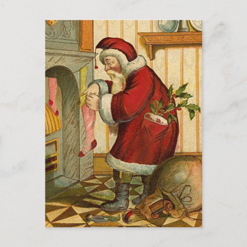 German Santa Christmas Postcards