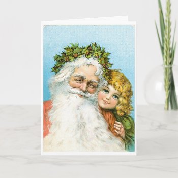 German Santa Vintage Christmas Cards by xmasstore at Zazzle