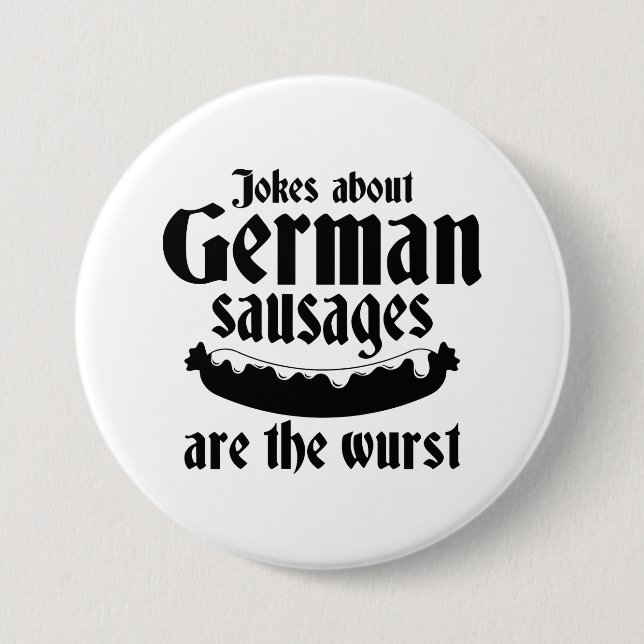 German Sausages Button (Front)