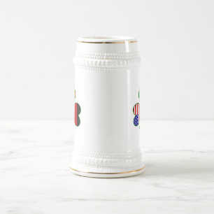 German Shamrock Beer Stein