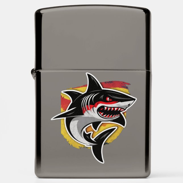 German Shark Zippo Lighter (Front)