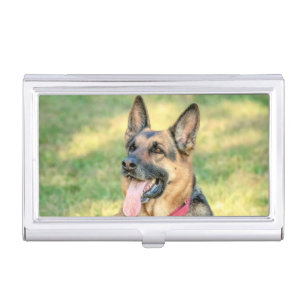 German Shepard Business Card Case