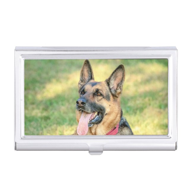 German Shepard Business Card Case (Front)