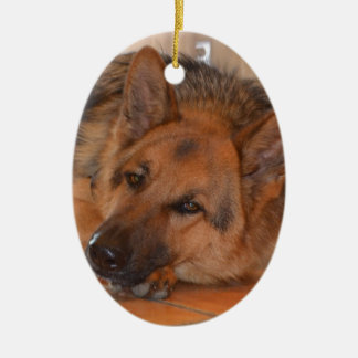 German Shepard ~ Design Stella Ceramic Ornament