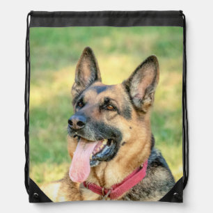 German Shepard Drawstring Bag